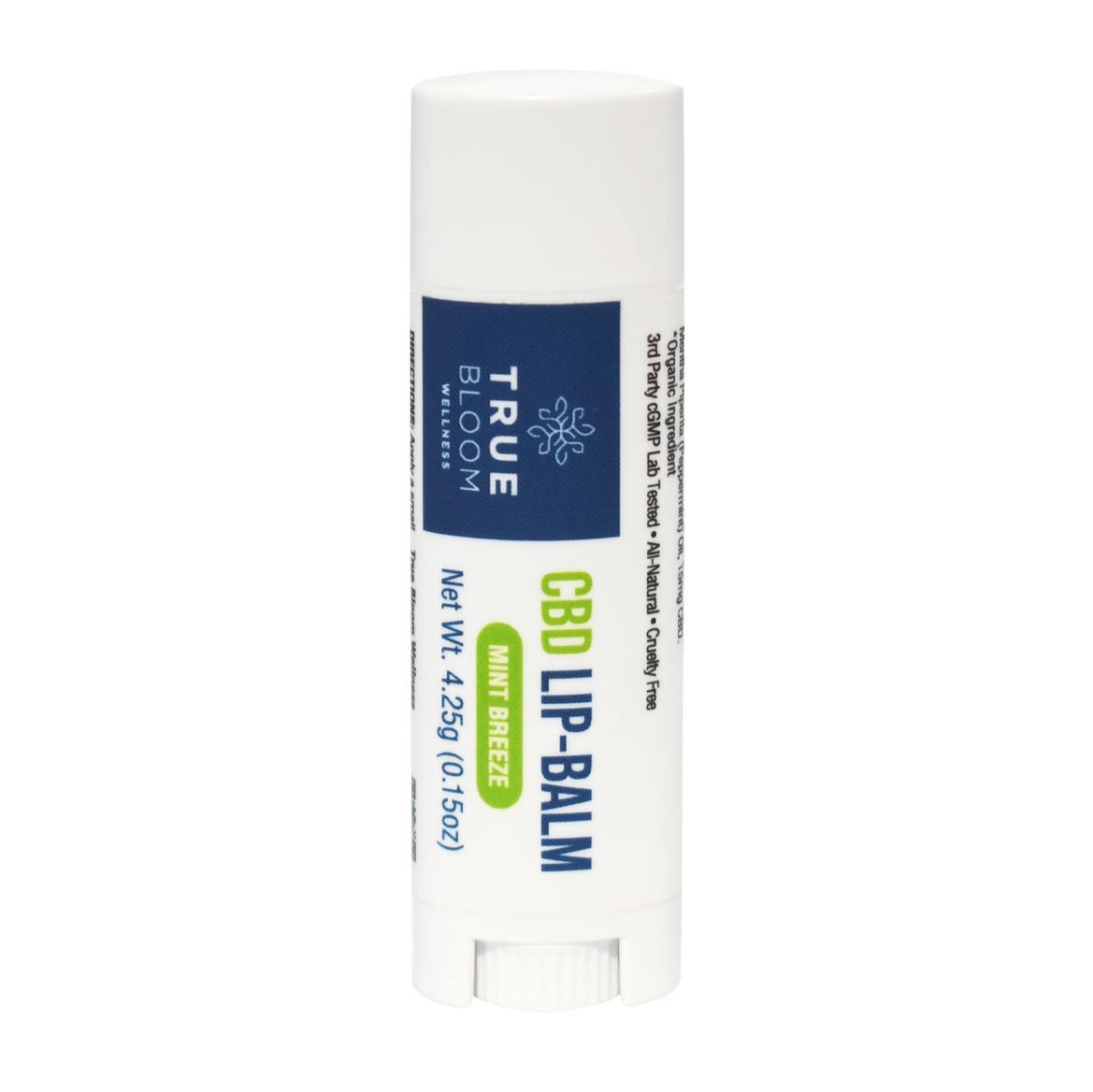 True Bloom Lip Balm 15mg Full Spectrum CBD at Unwind Dispensary