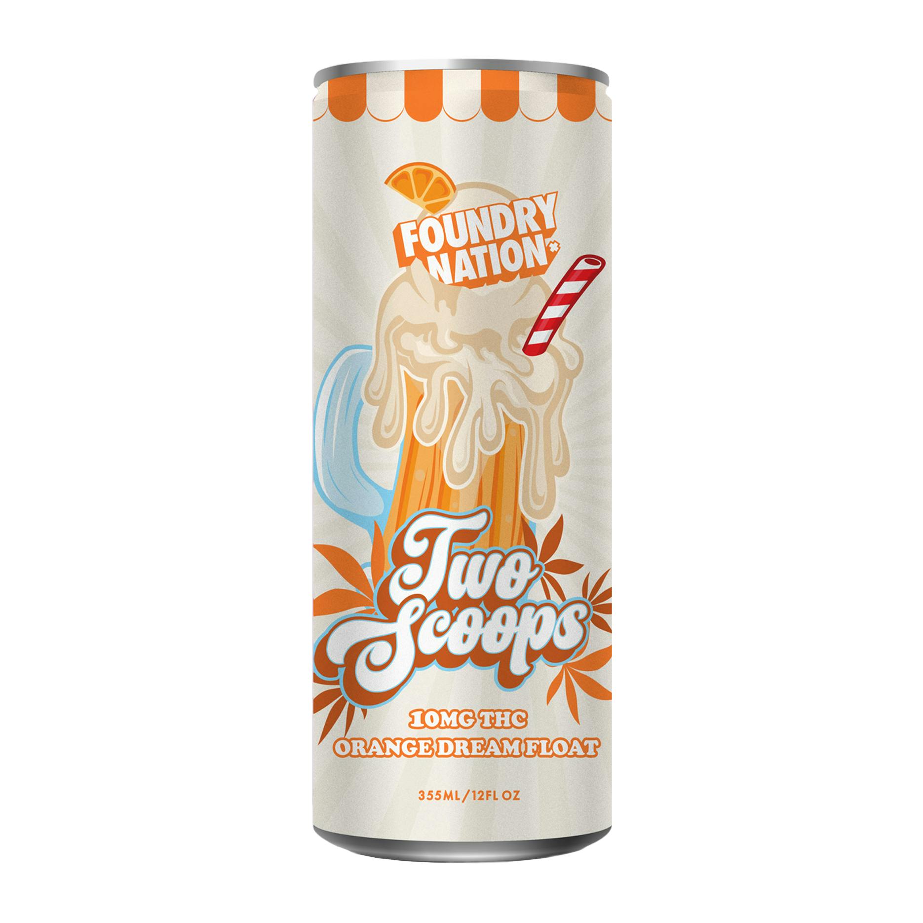 Two Scoops | Orange Dream | Carbonated | 10mg/ea | 4pk