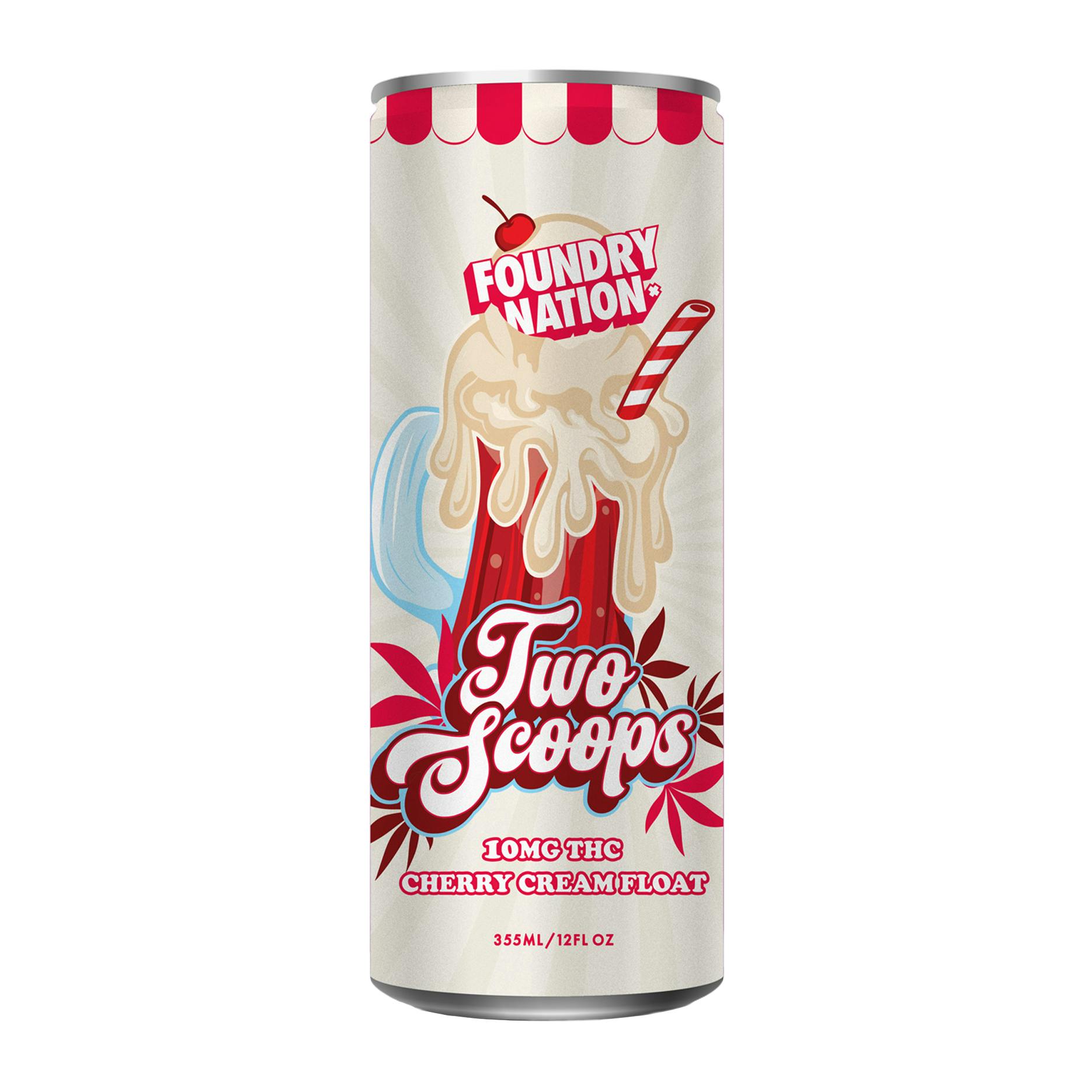Two Scoops | Cherry Cream | Carbonated | 10mg | 12oz