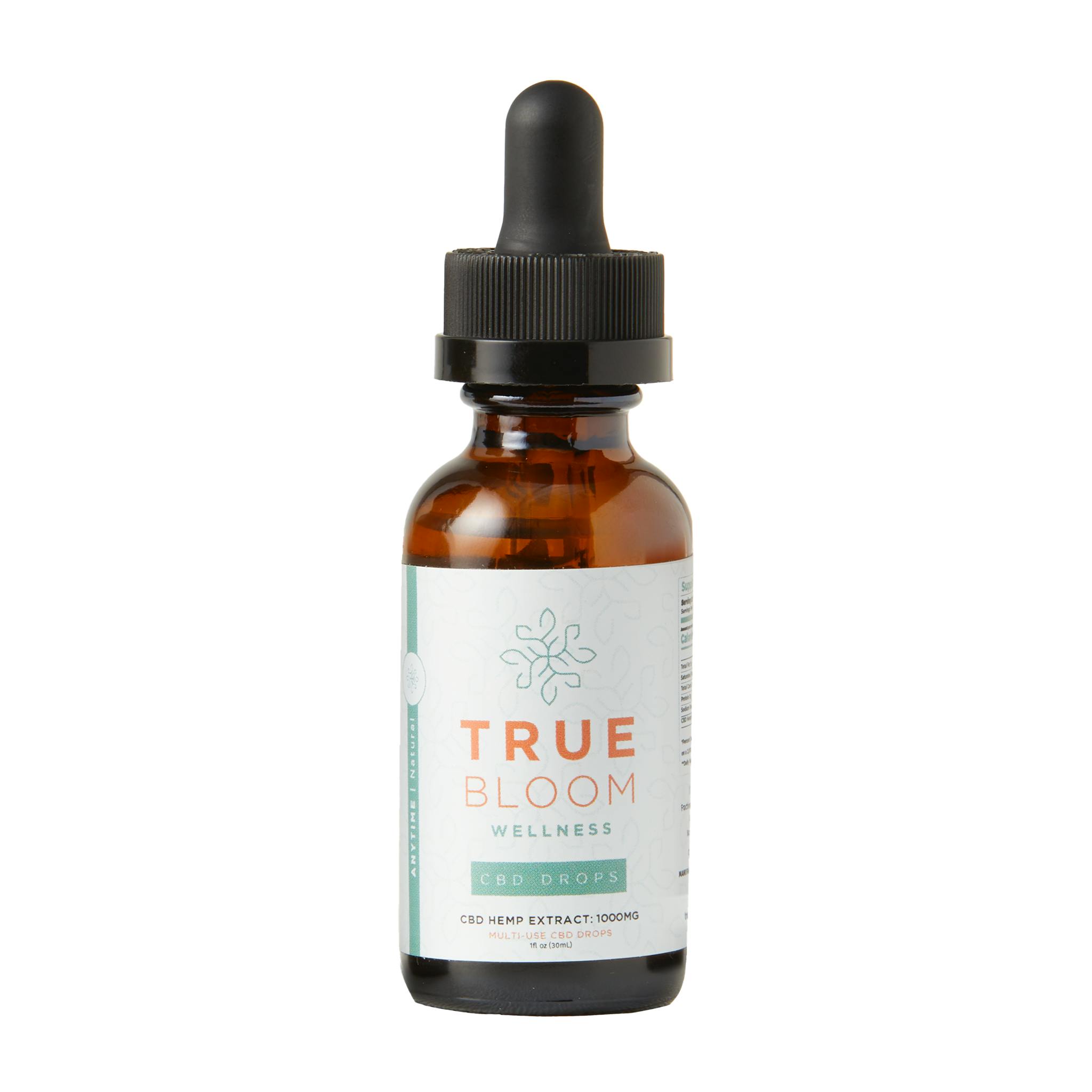 True Bloom CBD Drops Anytime Natural at Unwind Dispensary