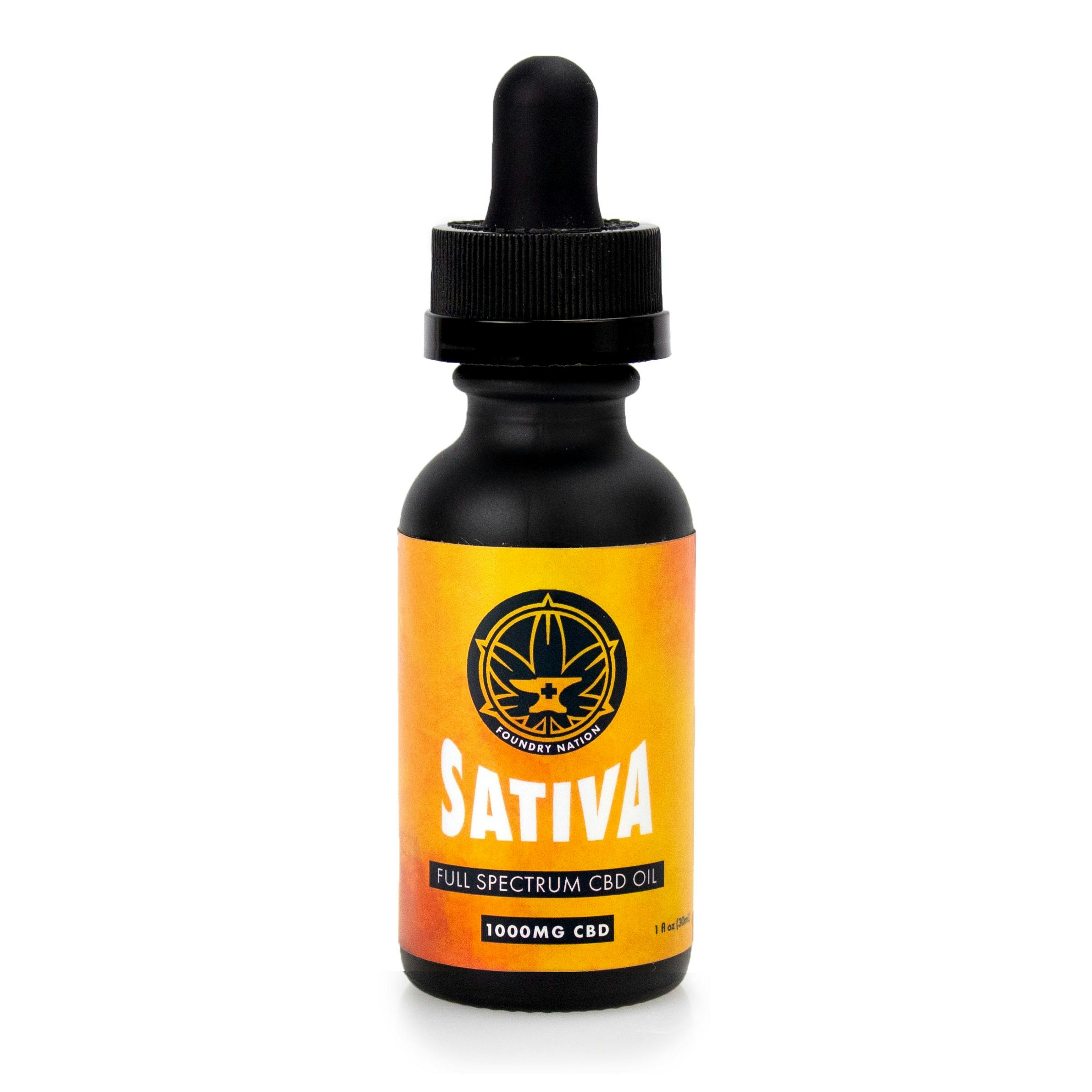 Sativa | Tinctures | 1000mg CBD at Unwind Dispensary