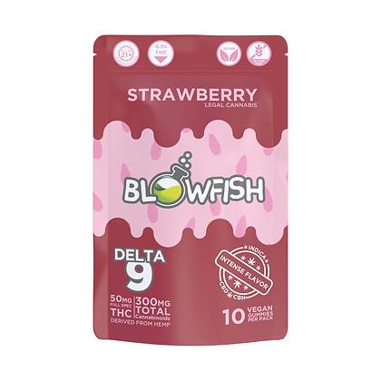 Blowfish Strawberry Indica Gummies