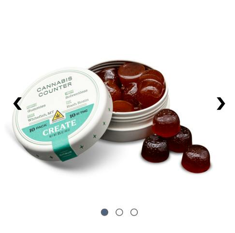 Cannabis Counter - Create Gummy - (Hash Rosin)