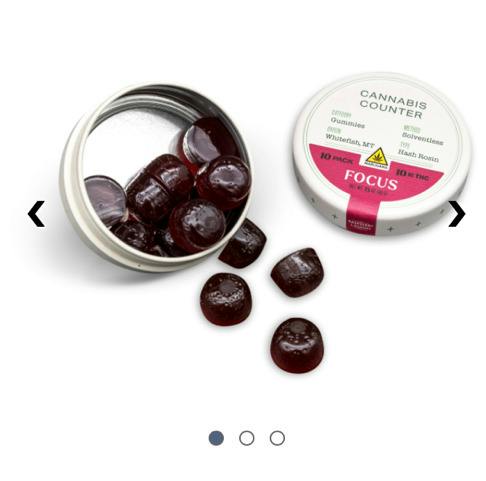 Cannabis Counter - Focus Gummy - (Hash Rosin)