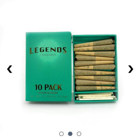 Legends 10-pack (.35g) - Banana Face (3.5g) (I)