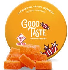 Good Taste - 100mg SATIVA Gummies (10pk) - Clementine