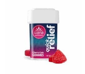 Wana - 100mg Quick Relief Gummies (10pk) - 1:1:1 Cherry Cola (THC/CBG/CBC)