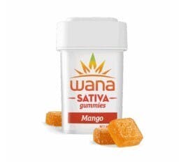 Wana - 100mg Sour Gummies (10pk) - Sativa Mango