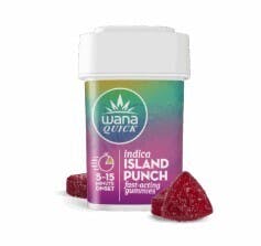 Wana - 100mg Quick Gummies (10pk) - Indica Island Punch (Fast-Acting)