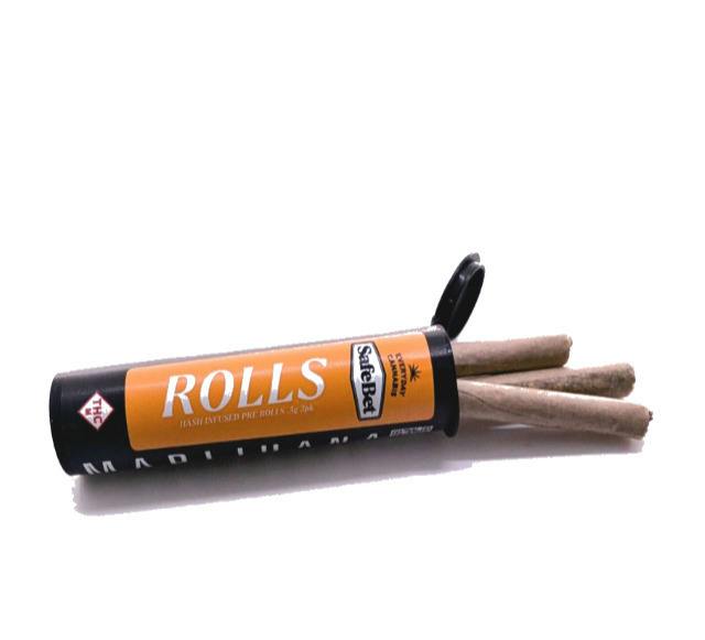 Safebet - 0.5g Hash-Infused Pre-Roll (3pk) - Machinehead