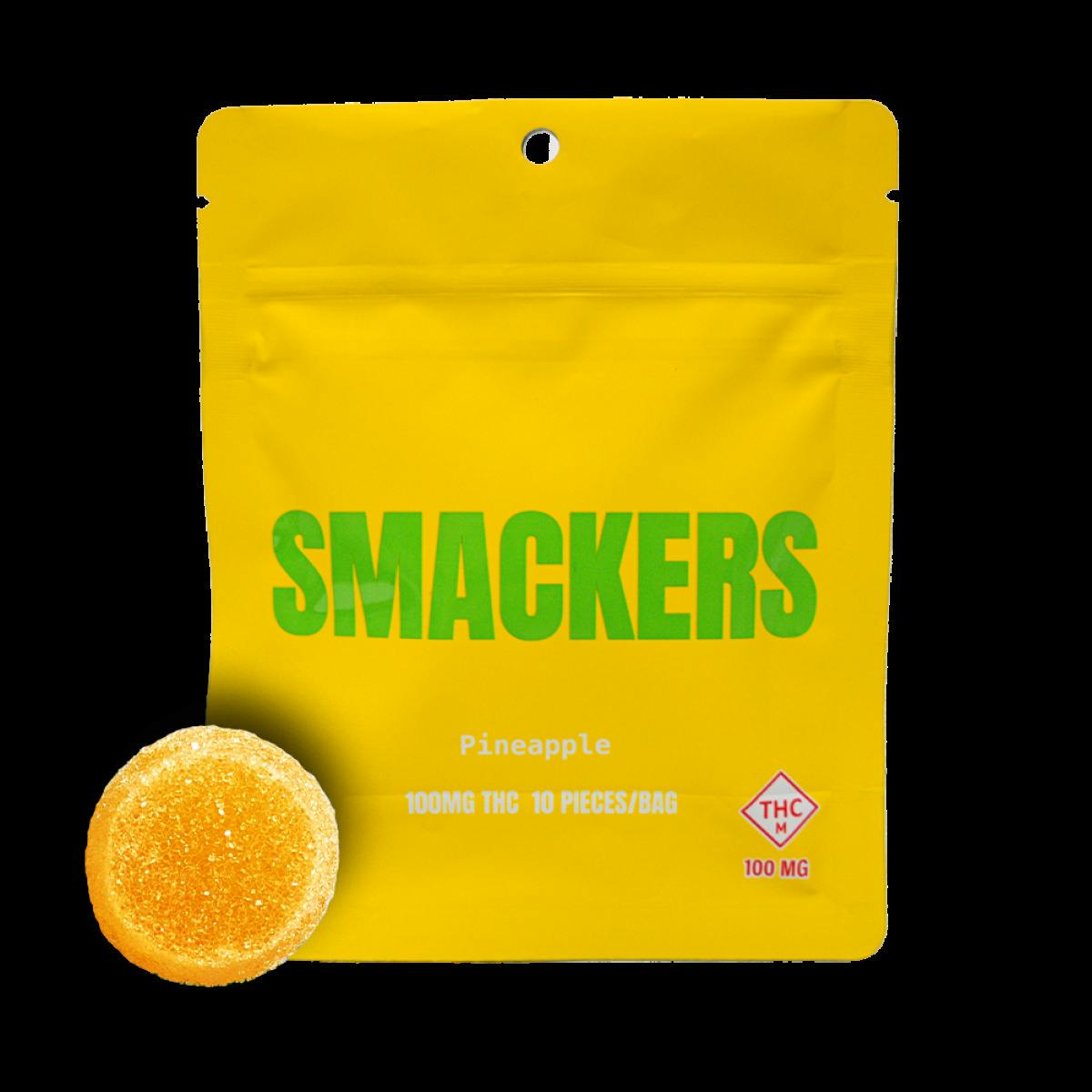 Smackers - 100mg Gummies (10pk) - Pineapple