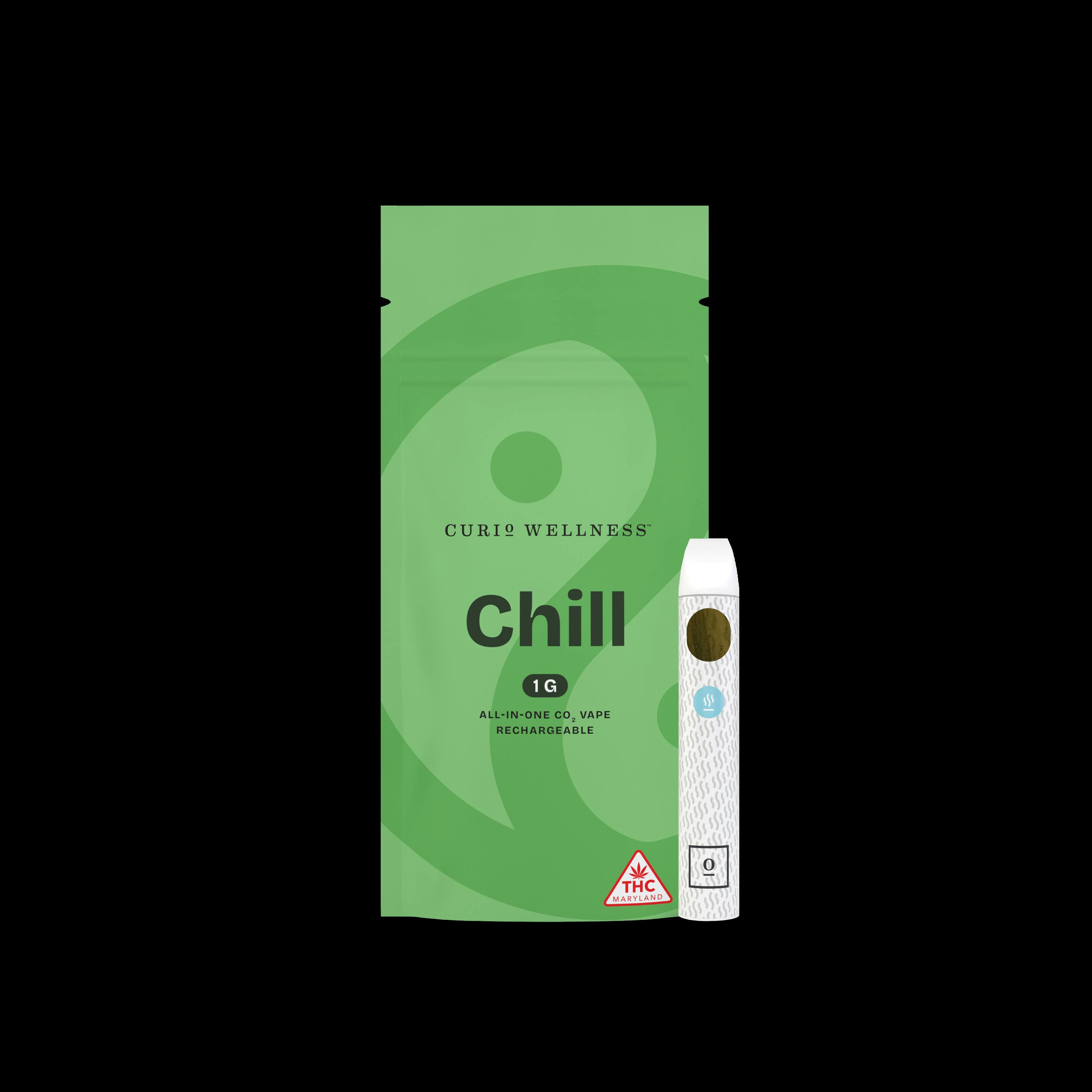 Curio Wellness - 1g AIO Disposable Vape - Tropical Zen (Chill - THC/CBD)