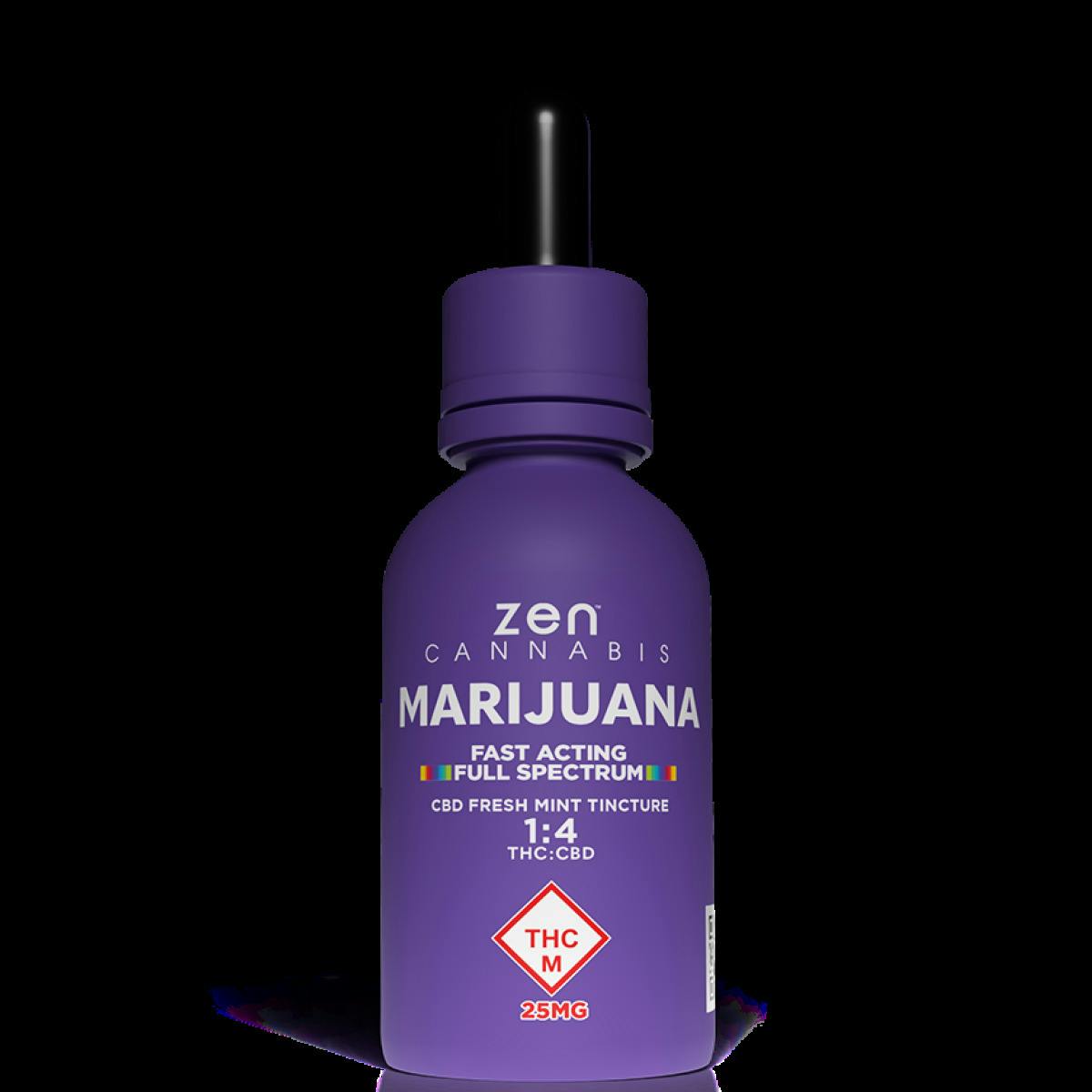 Zen - CBD Tincture - 25mg THC/100mg CBD