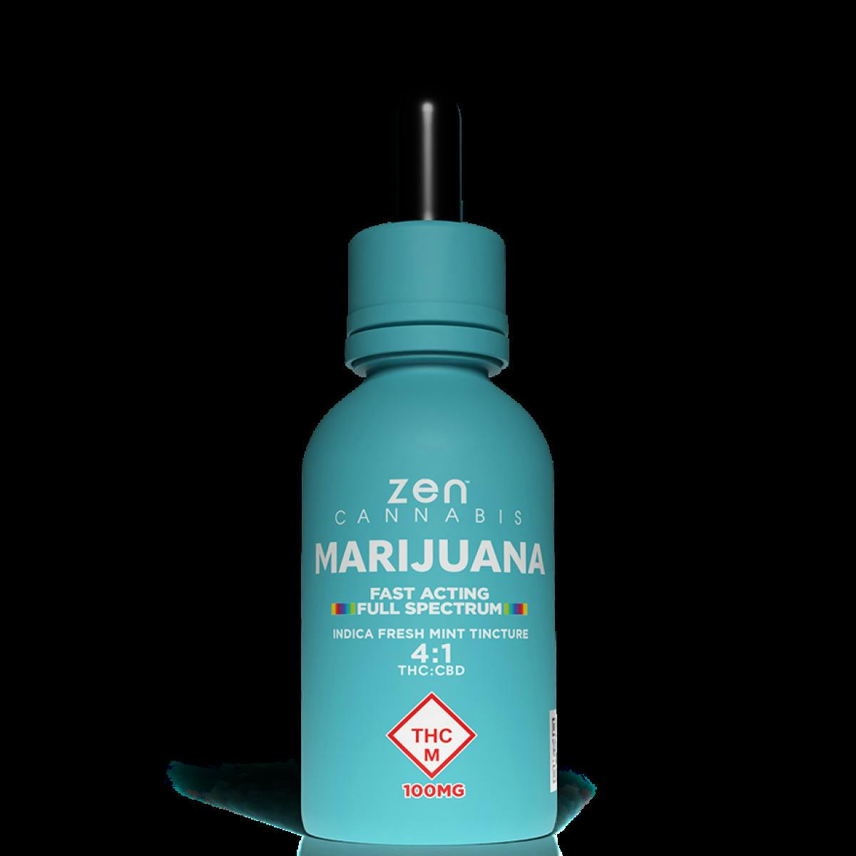 Zen - INDICA Tincture - 100mg THC/25mg CBD