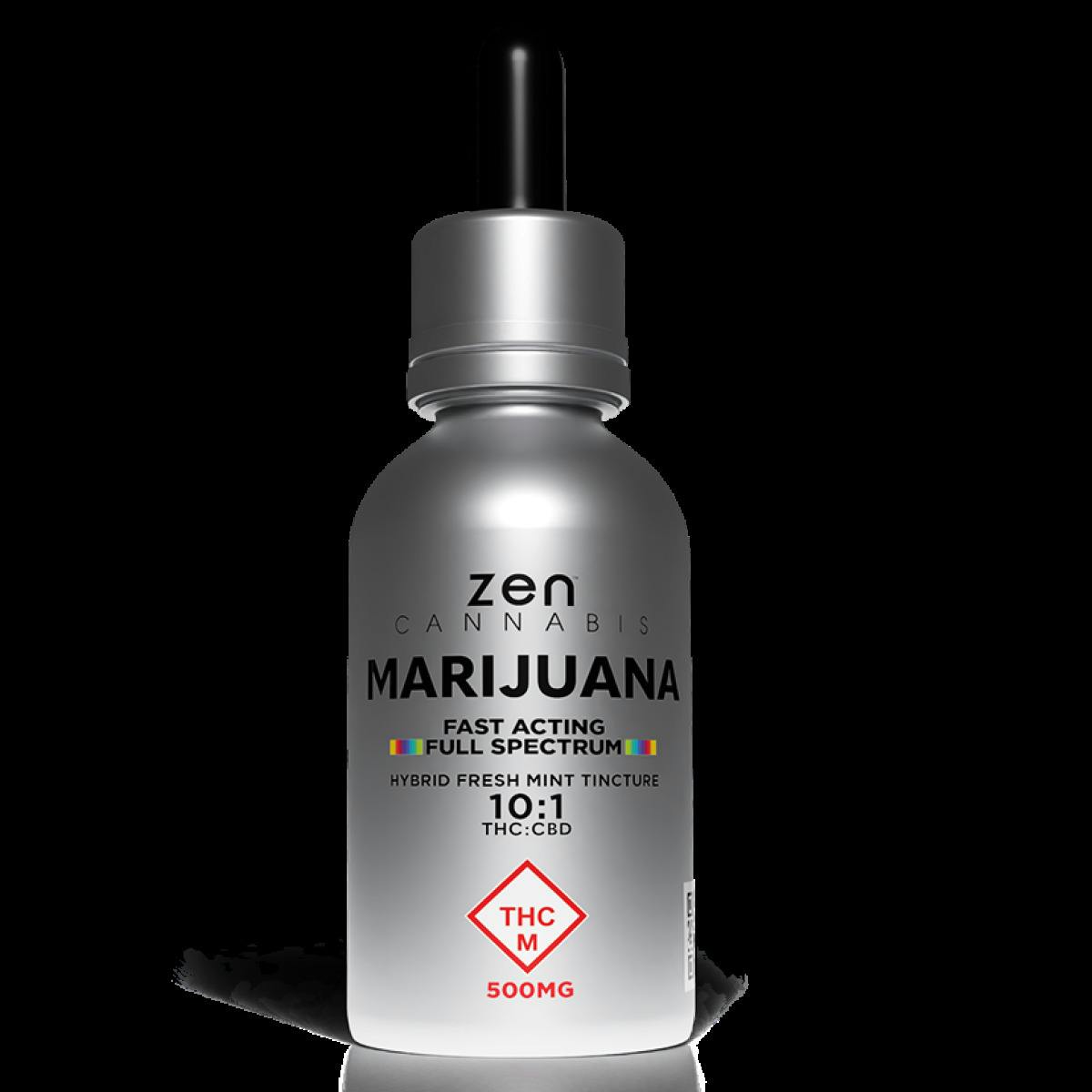 Zen - HYBRID Tincture - 10:1 (500mg THC/50mg CBD)