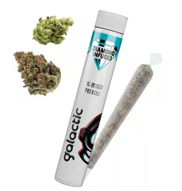 Galactic - 1g Diamond Infused Pre-Roll - Celestial Sherbert (Hybrid)