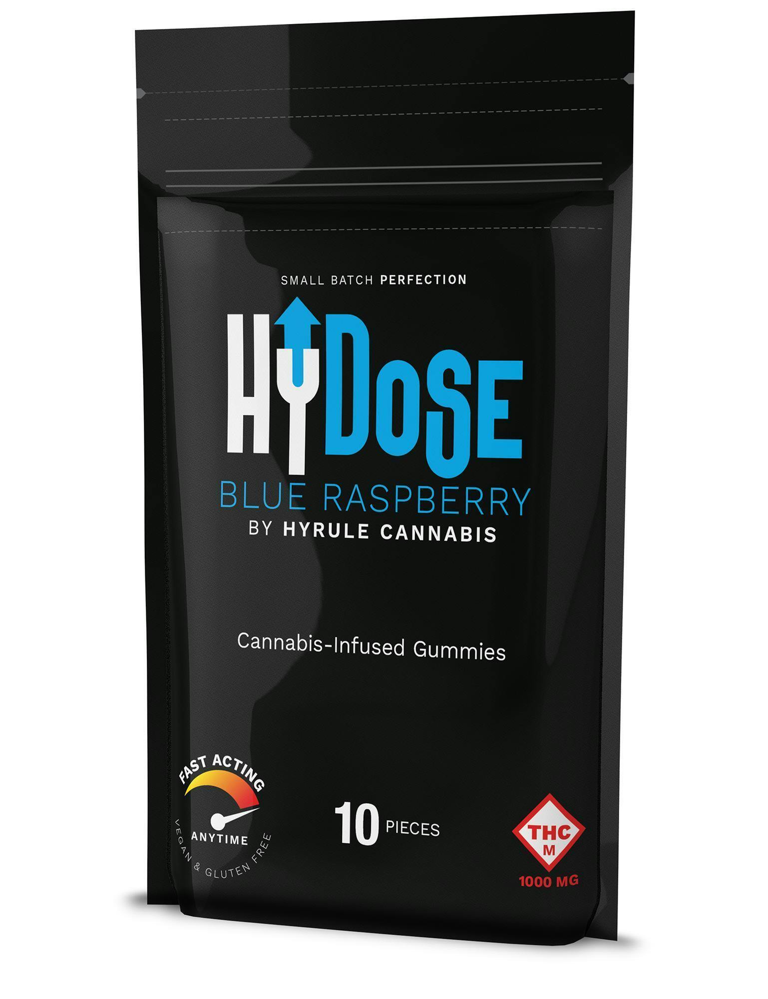 HyDose by HyRule - 1000mg Dividable Gummies (10pk) - Blue Raspberry