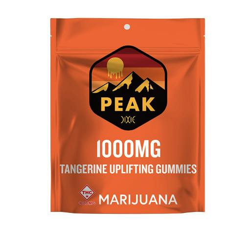 Dixie Peak - 1000mg Gummies (10pk) - Tangerine (Sativa)
