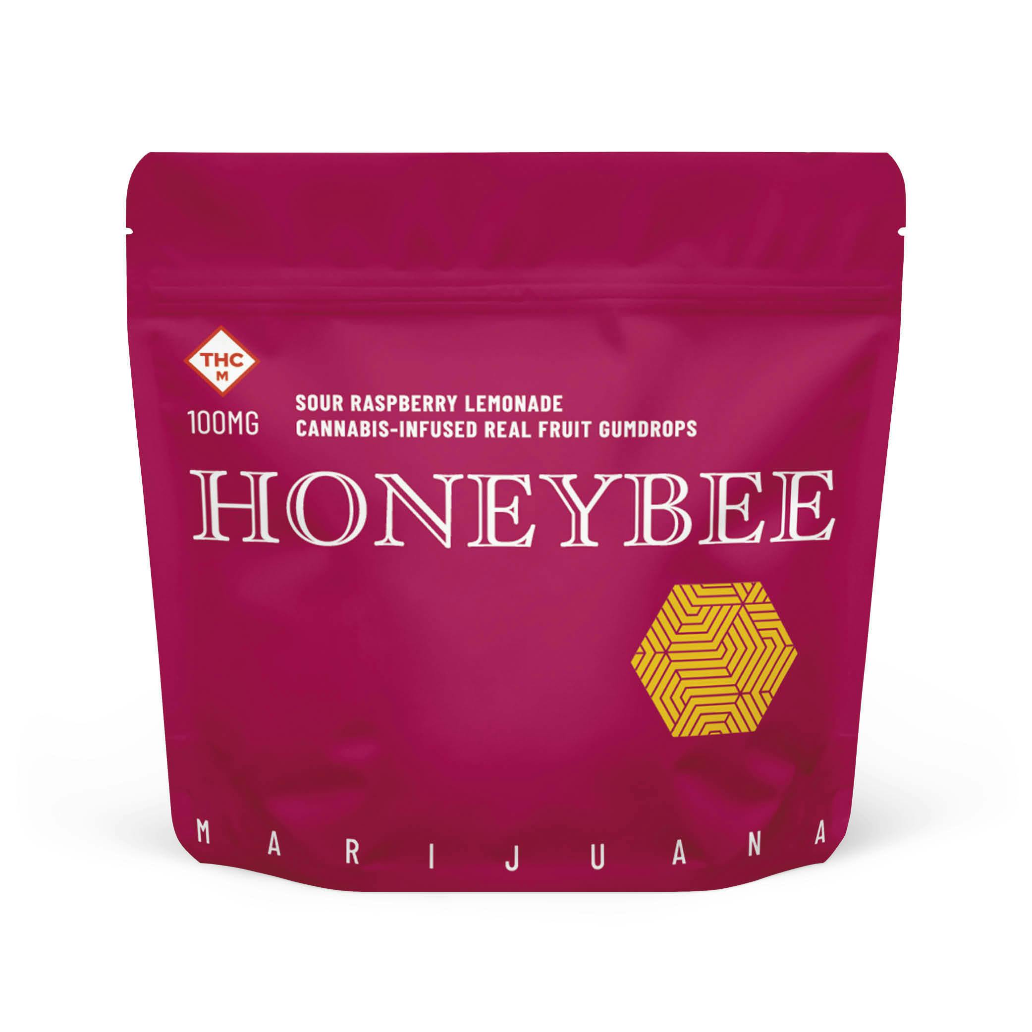 Honeybee - 100mg Gumdrops - Sour Raspberry Lemonade (5mg - 20pk)