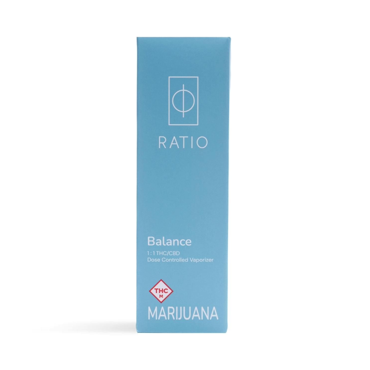 Ratio - 0.5g Dosed Disposable Vape - Balance 1:1 (THC/CBD)