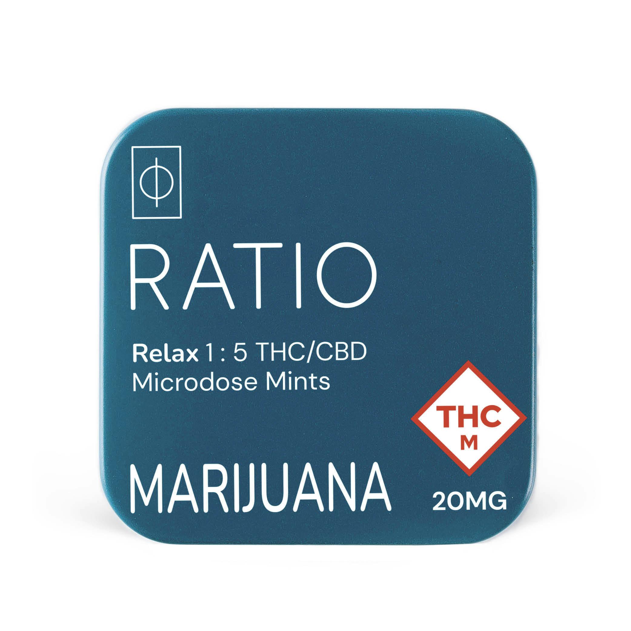 Ratio - Microdose Mints (40pk) - Relax (1:5)