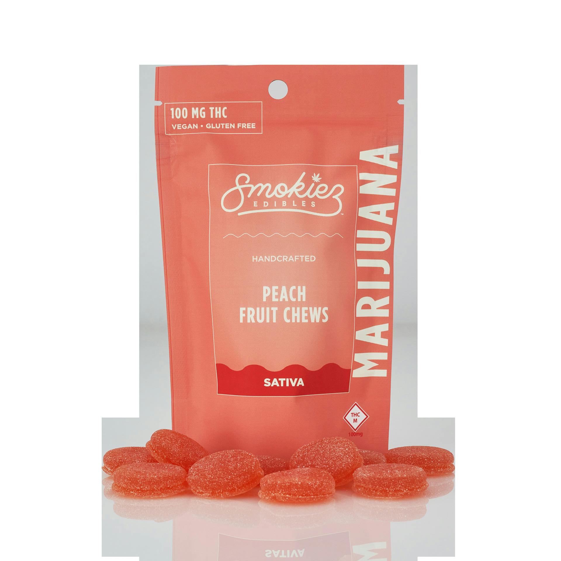 Smokiez - 100mg (10pk) - SATIVA Peach
