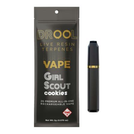 DROOL - 2g Live Resin Terp Disposable - Girl Scout Cookies