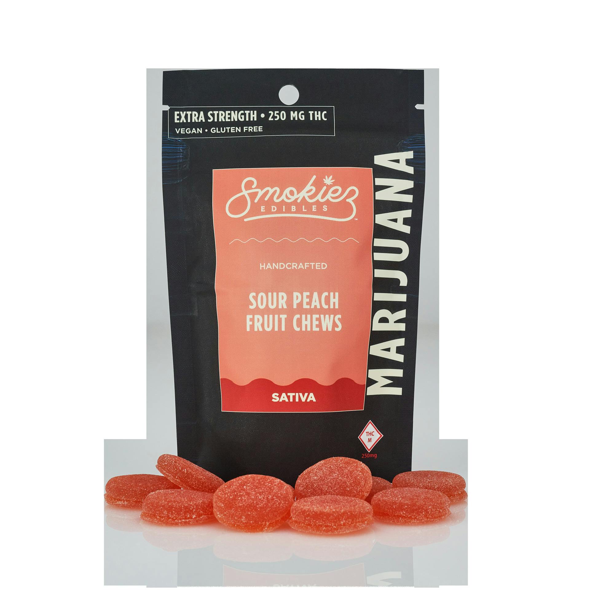 Smokiez - 250mg (10pk) - SATIVA Sour Peach