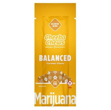 Cheeba Chews - 100mg HYBRID Taffy - Caramel (10pk)