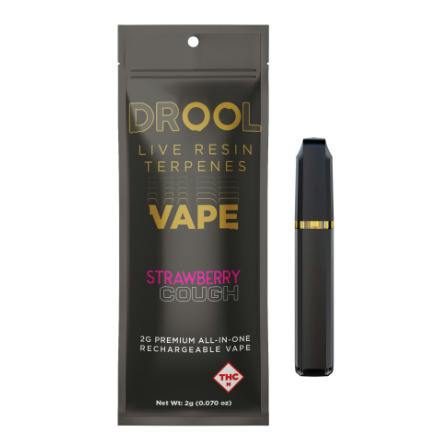 DROOL - 2g Live Resin Terp Disposable - Strawberry Cough