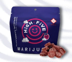 High Five - 122mg Gummies - Huckleberry Lemonade (20pk)
