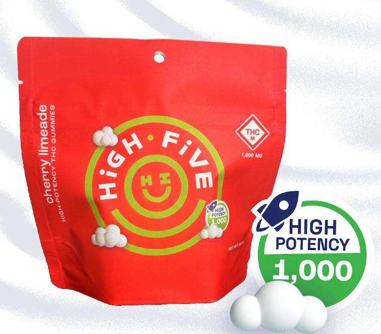 High Five - 1000mg Gummies - Cherry Limeade (20pk)
