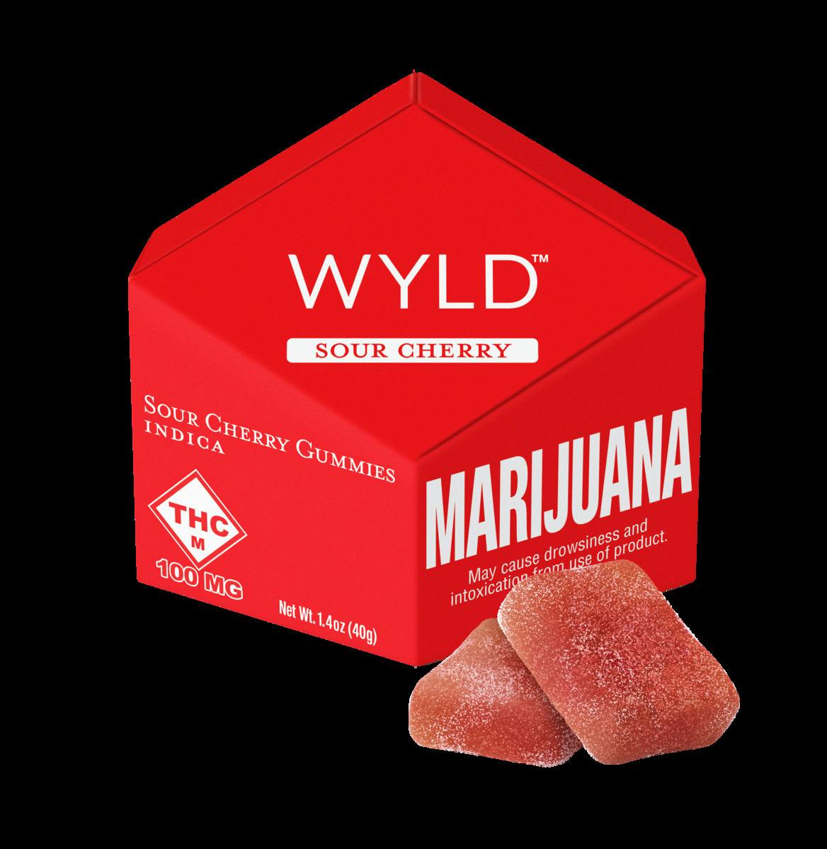 Wyld - 100mg INDICA Gummies (10pk) - Sour Cherry