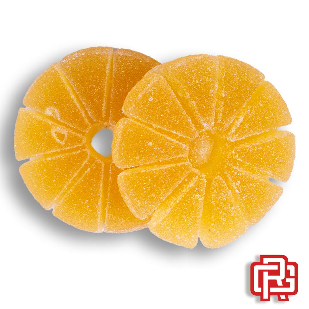Mango Fruit Chews: 20pc 100mg (THC) (Live Hash Rosin) - Spinello