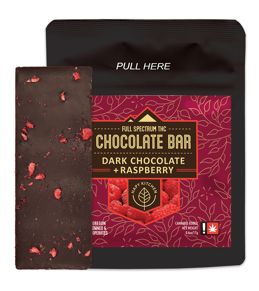 Raspberry Dark Chocolate Bar: Hapy Kitchen