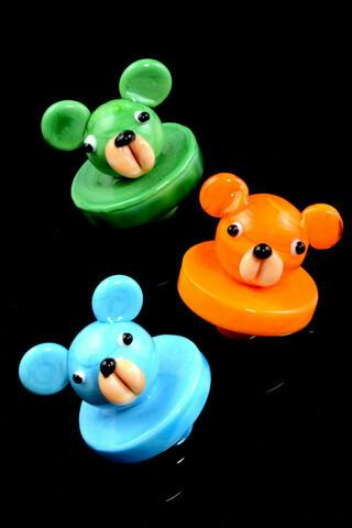 BS791 Glass Bear Carb Cap