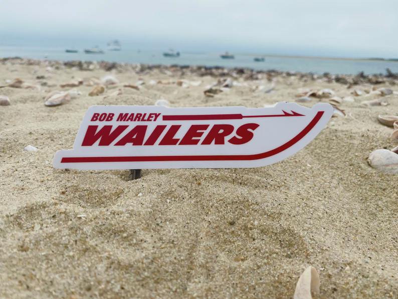 Bob Marley Wailers Sticker at ACK Natural Cannabis Dispensary