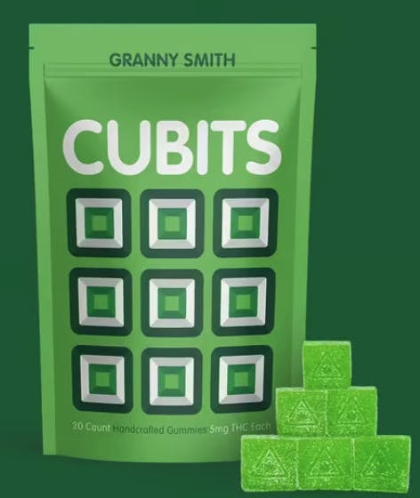 Cubits | Granny Smith - 20 Pack (100mg) at ACK Natural Cannabis Dispensary