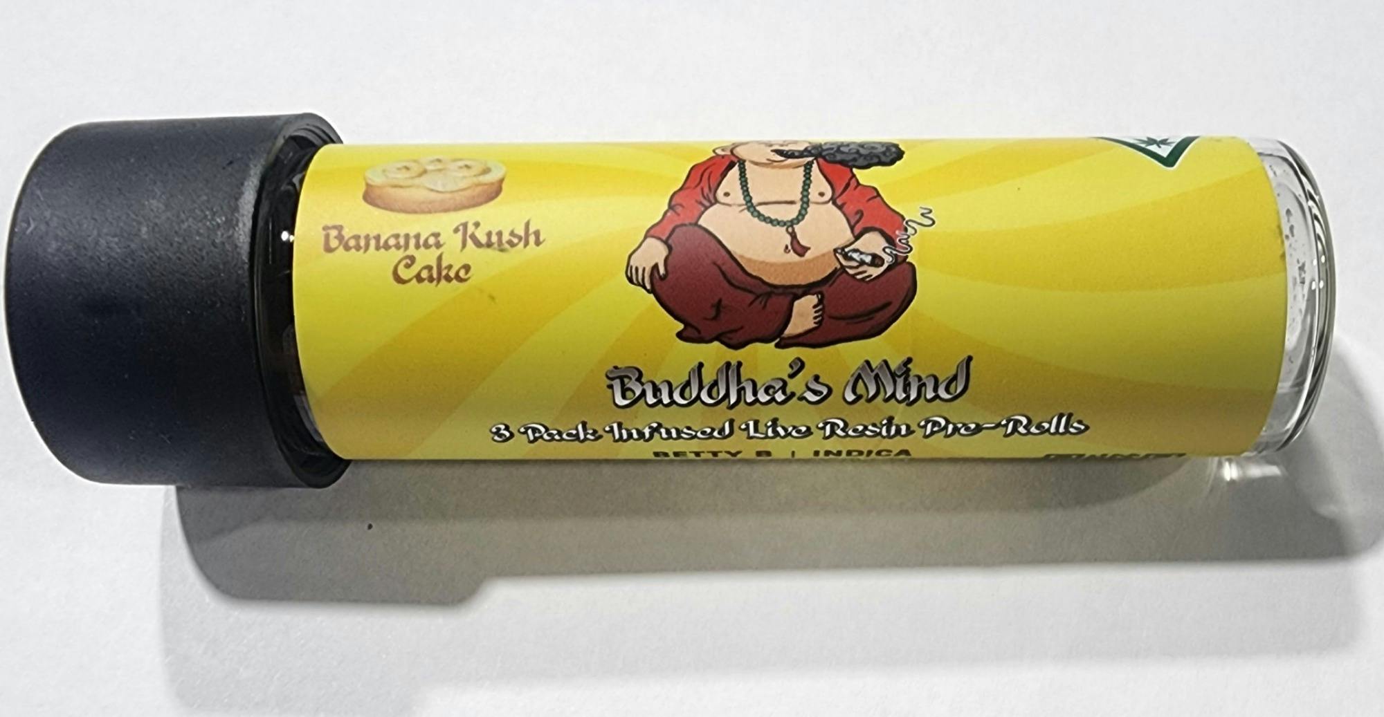 Buddha's 3pk Banana Kush Cake Infused