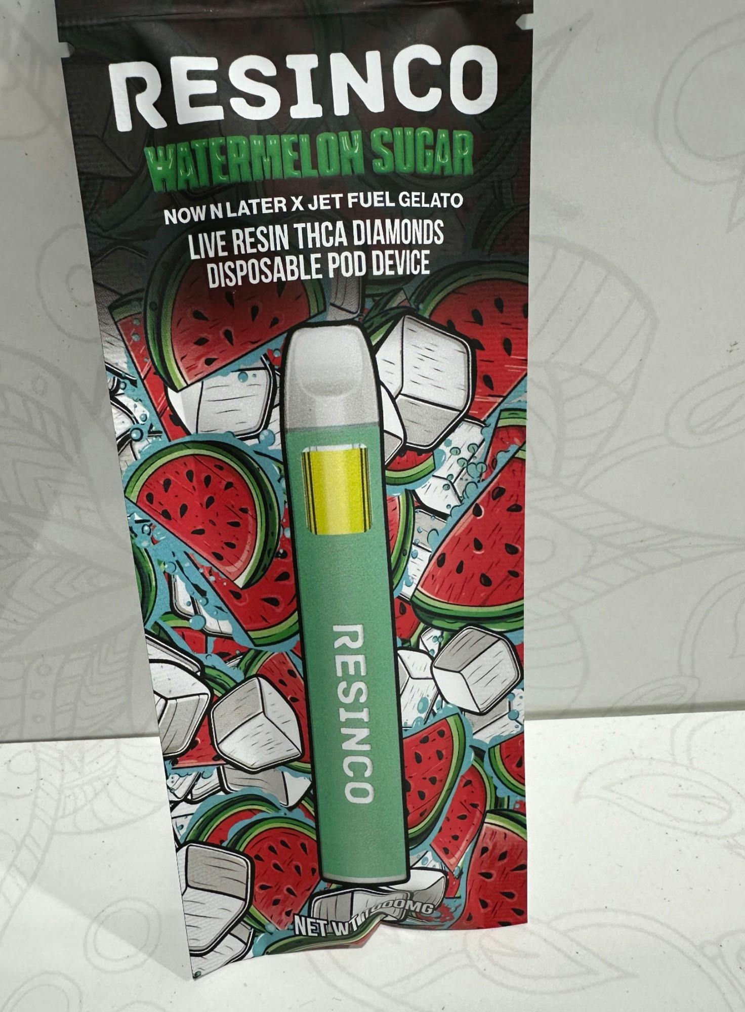 Live Resin Diamond Disposable - Watermelon