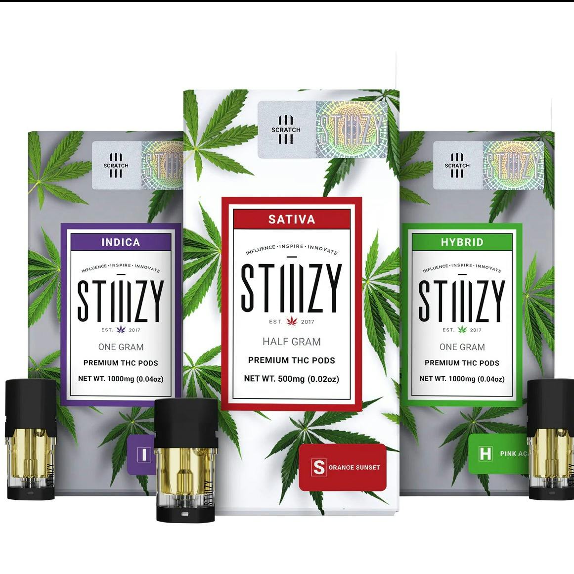Vape Cartridge - PINEAPPLE EXPRESS .5G Original THC Pod - STIIIZY