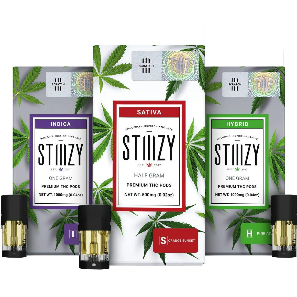 Vape Cartridge - PINEAPPLE EXPRESS 1G Original THC Pod - STIIIZY