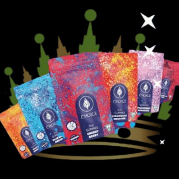 Choice 200mg Gummies - Strawnana Smoothie