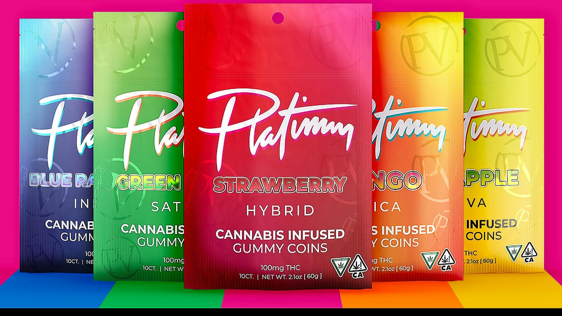 Platinum 200mg Gummies - Green Apple