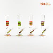 10" SirEEL 3-Section Wig-Wag Beaker Bong