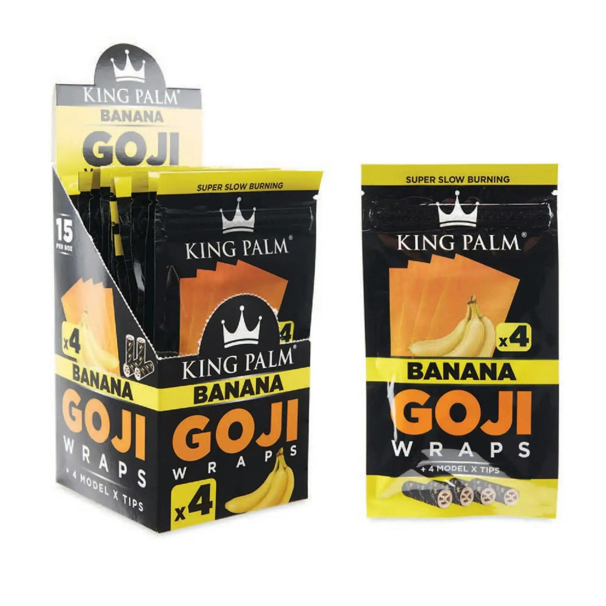 King Palm Goji Blunt Wraps Banana