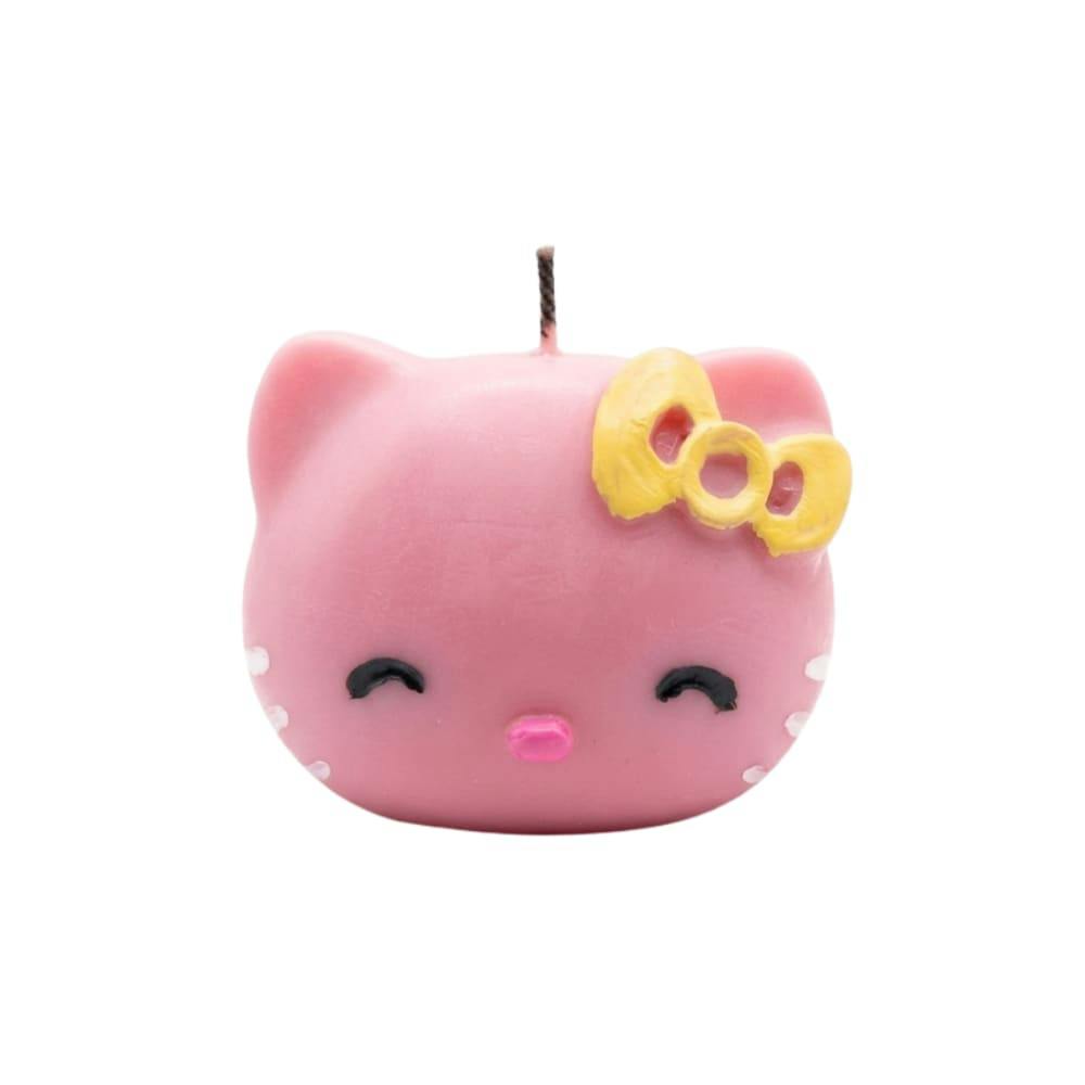 Pink Hello Kitty Candle