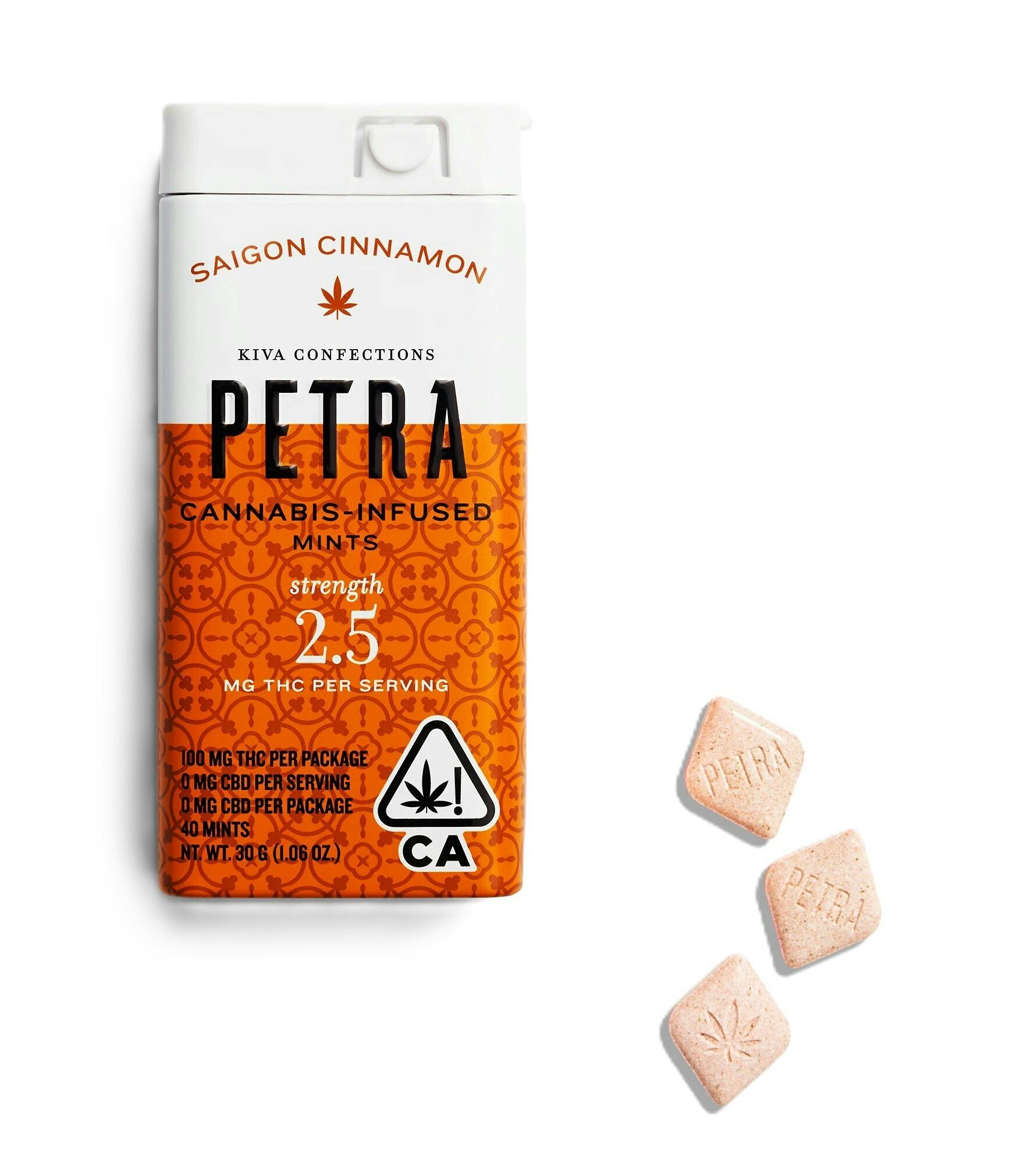 Cinnamon 1:1 THC:CBD Mints | 100mg | 40ct | 2.5mg/ea