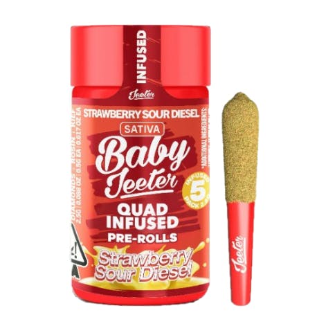 Strawberry — Sour Diesel - Baby Jeeter
