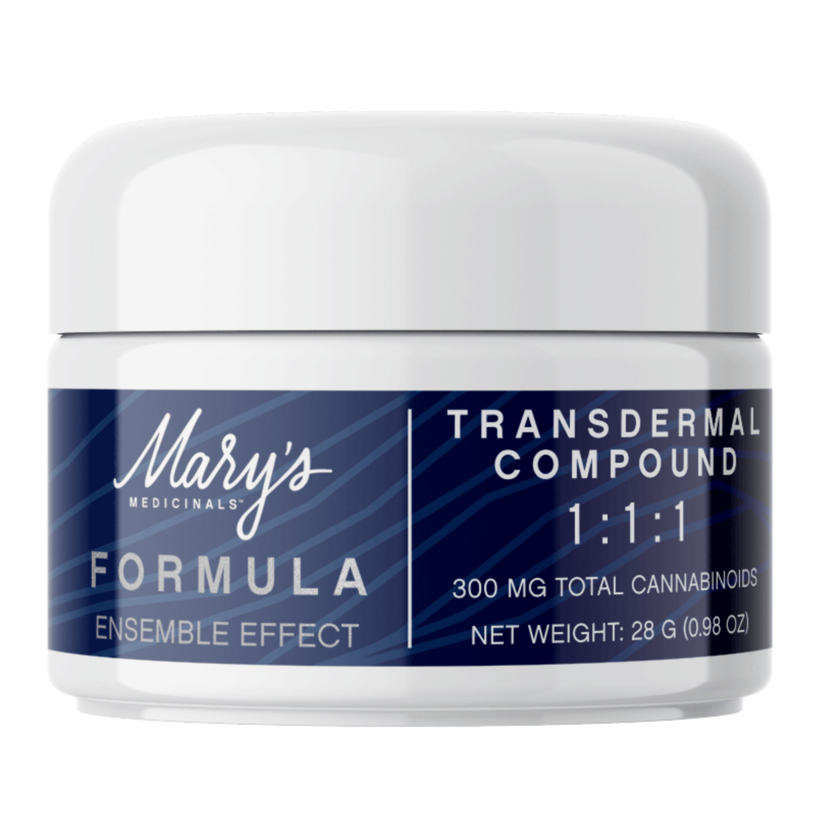 TRANSDERMAL COMPOUND - THE FORMULA 1:1:1 THC:CBD:CBG